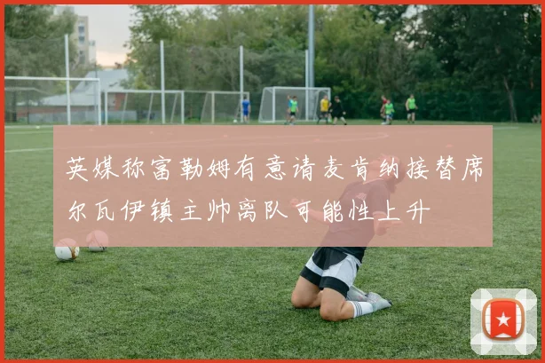 英媒称富勒姆有意请麦肯纳接替席尔瓦伊镇主帅离队可能性上升