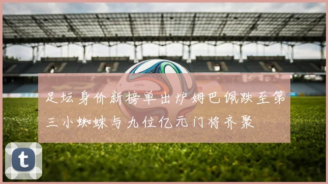 足坛身价新榜单出炉姆巴佩跌至第三小蜘蛛与九位亿元门将齐聚